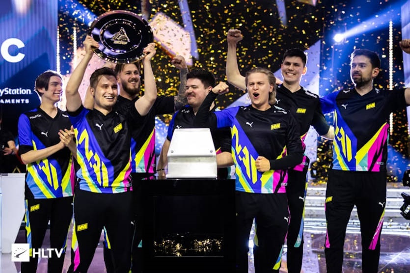 Новини спорту - Світовий рейтинг команд із гри Counter Strike-2025: NaVi у п’ятірці кращих
