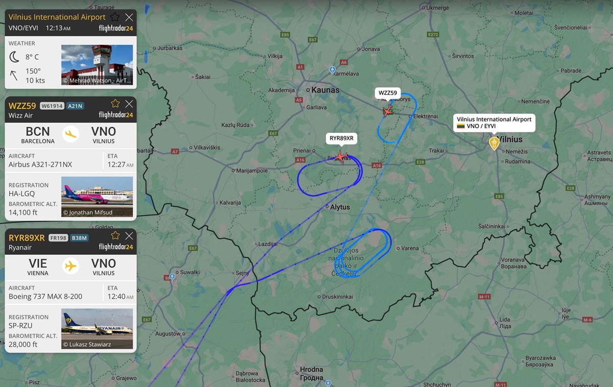 Новини світу - У Вільнюсі аеропорт припинив роботу через повітряні кулі