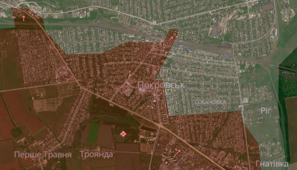 Новини України - DeepState заявив про просування РФ у Покровську